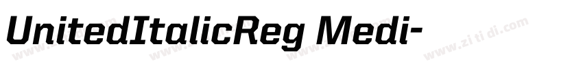 UnitedItalicReg Medi字体转换